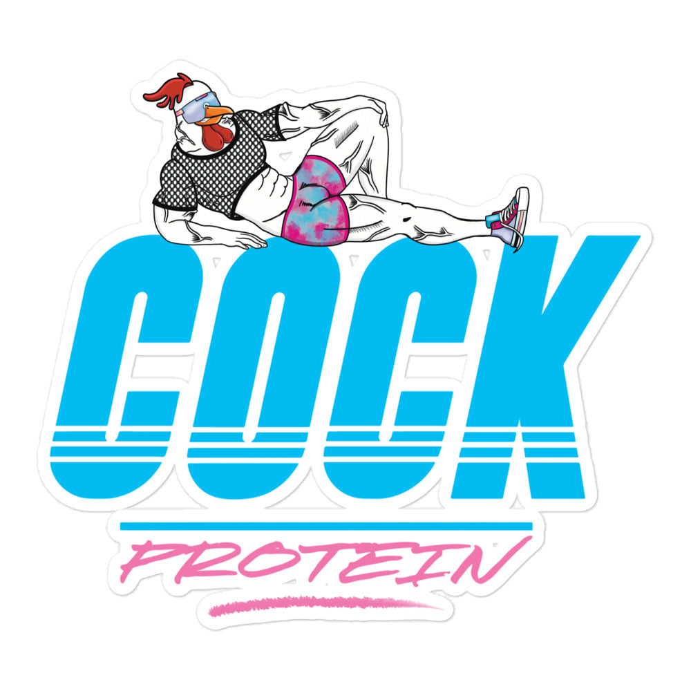 Cock Protein Sticker
