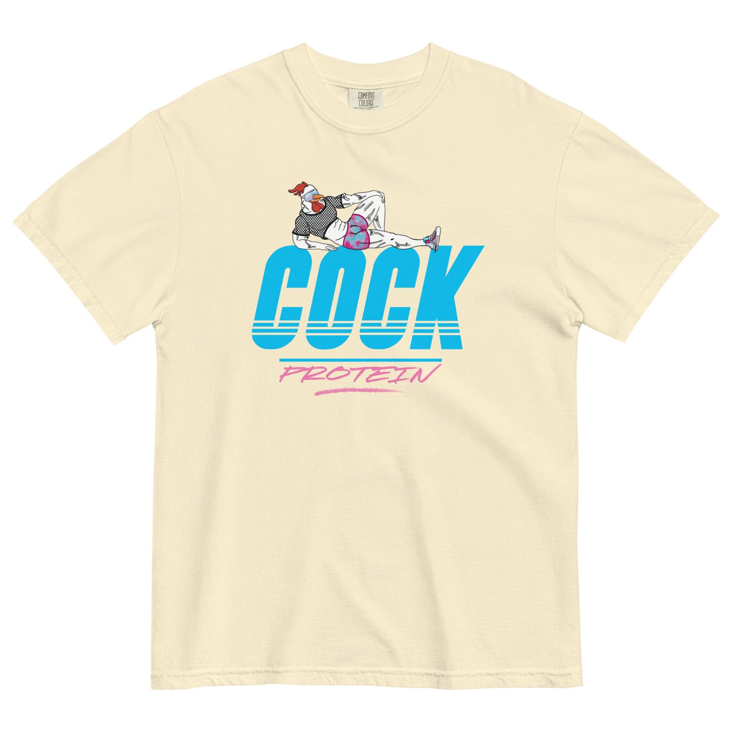 Cock Protein Heavyweight Tee | Ivory Top Cock